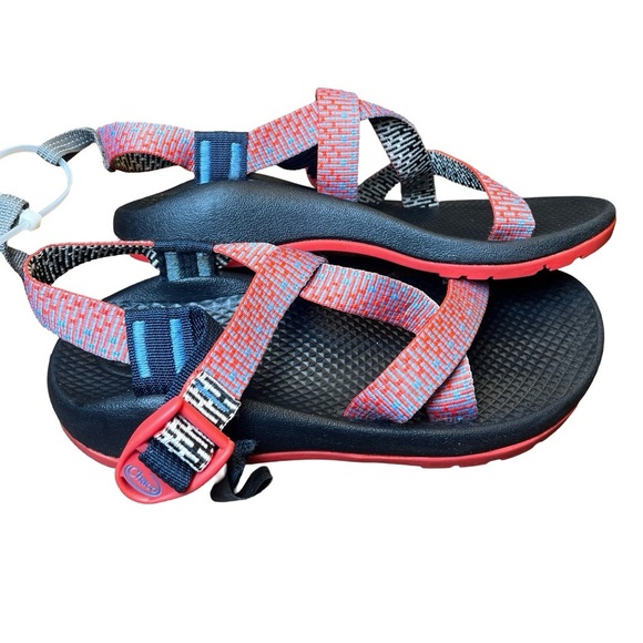 Chaco Z/1 EcoTread Sandal Size 4 Youth Unisex Kids Girls Boy Beach Penny Coral - Picture 7 of 10